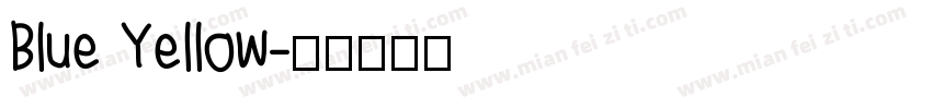 Blue Yellow字体转换